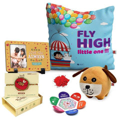 SeedRakhi For Kids With Cushion Frame And Soft Toy