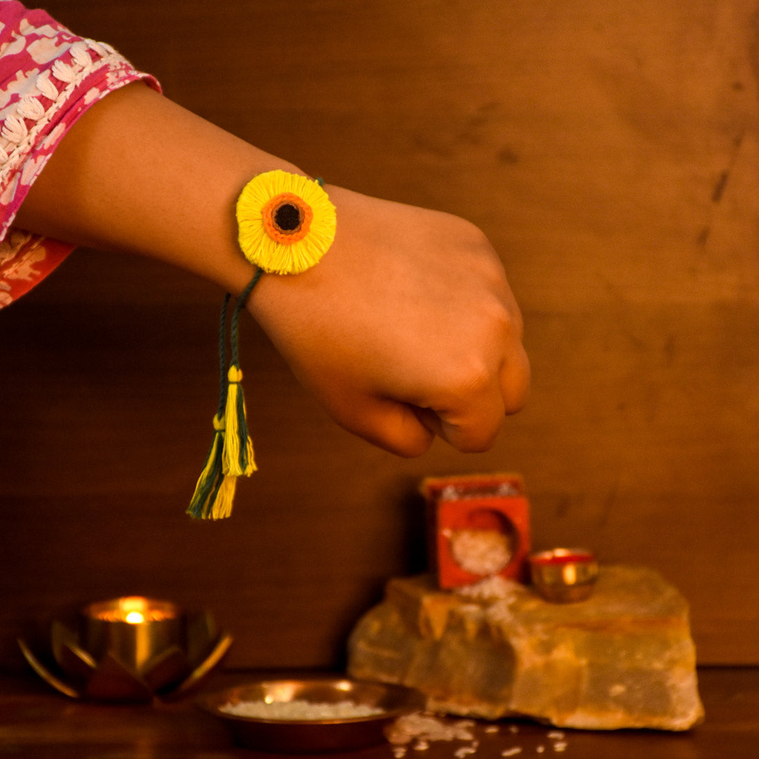 Plantable Rakhi For Brother-Eco-Friendly &amp; Handmade- (Multi)