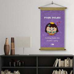 Pyari Dulari Scroll &amp; Seed Rakhi Combo of 2 (Purple)