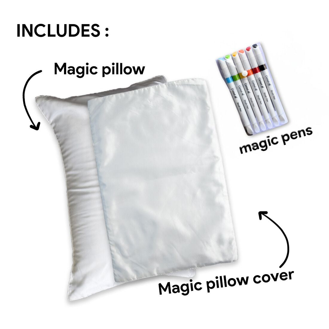 DIY Rain Pillow With Colors