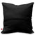 Seamless Heart Pattern Black Printed Cushion Cover