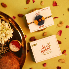 Wind Seed Rakhi Gift Hamper (Seed: Moong Cholai and Purslane)