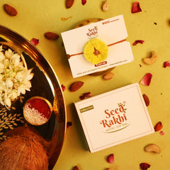 Sun Seed Rakhi Gift Hamper (Seed: Amaltash)