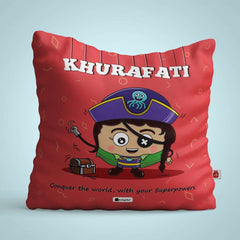 Khurafati Printed Cushion and Mug Combo Gift For Friend