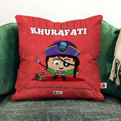 Khurafati Printed Cushion and Mug Combo Gift For Friend