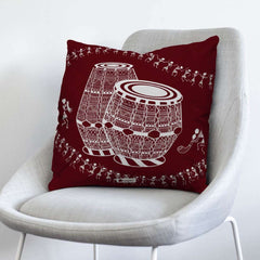 Mandala theme Music Printed Set of 3 Cushion Covers