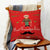 Best Grandpa Ever Quote Comic Folk Style Red Cushion Cover
