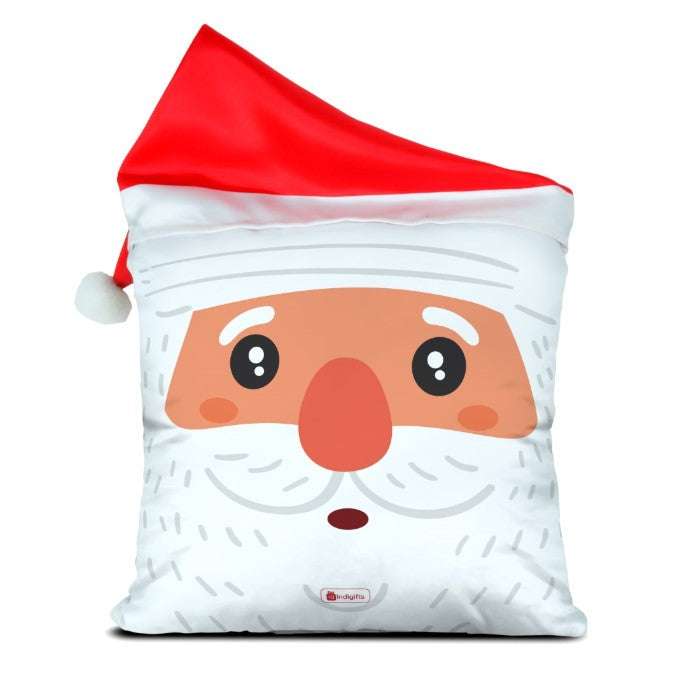 Santa Claus Reversible Cushion Cover with filler