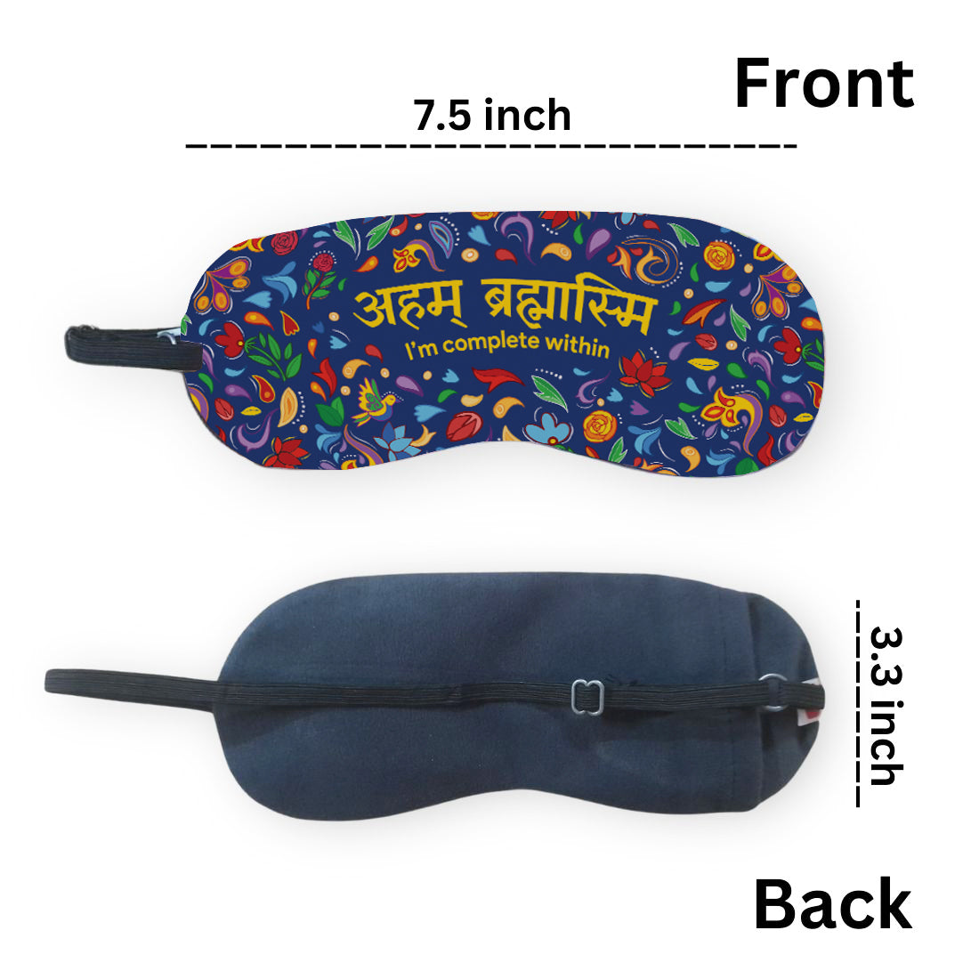 Aham Brahasmi Sleeping Eye Mask With Gel- Kabir Vani