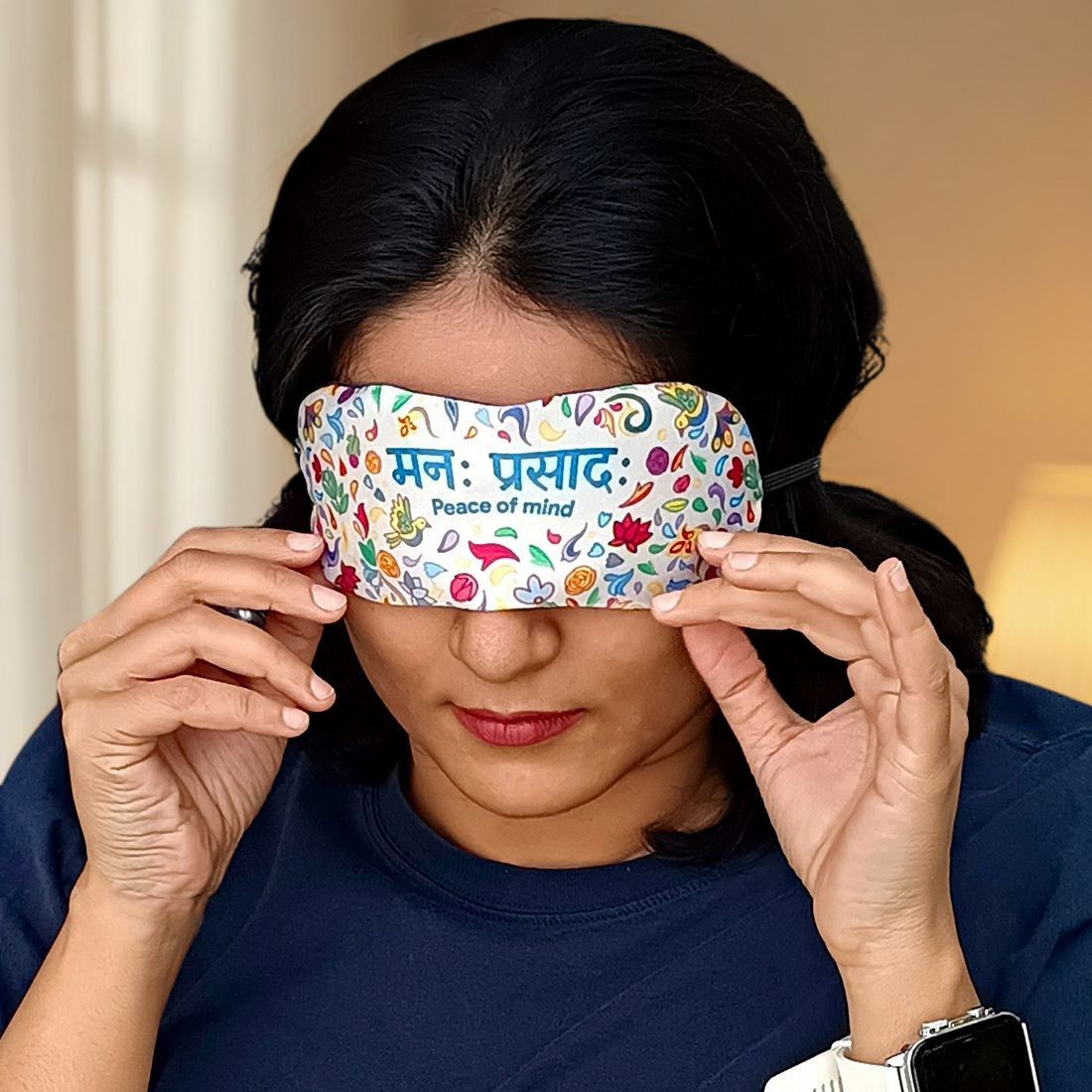 Mann Prasad Sleeping Eye Mask With Gel- Kabir Vani