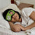 Manmauji PrintedEye Mask 8.6" x 4" (Green)