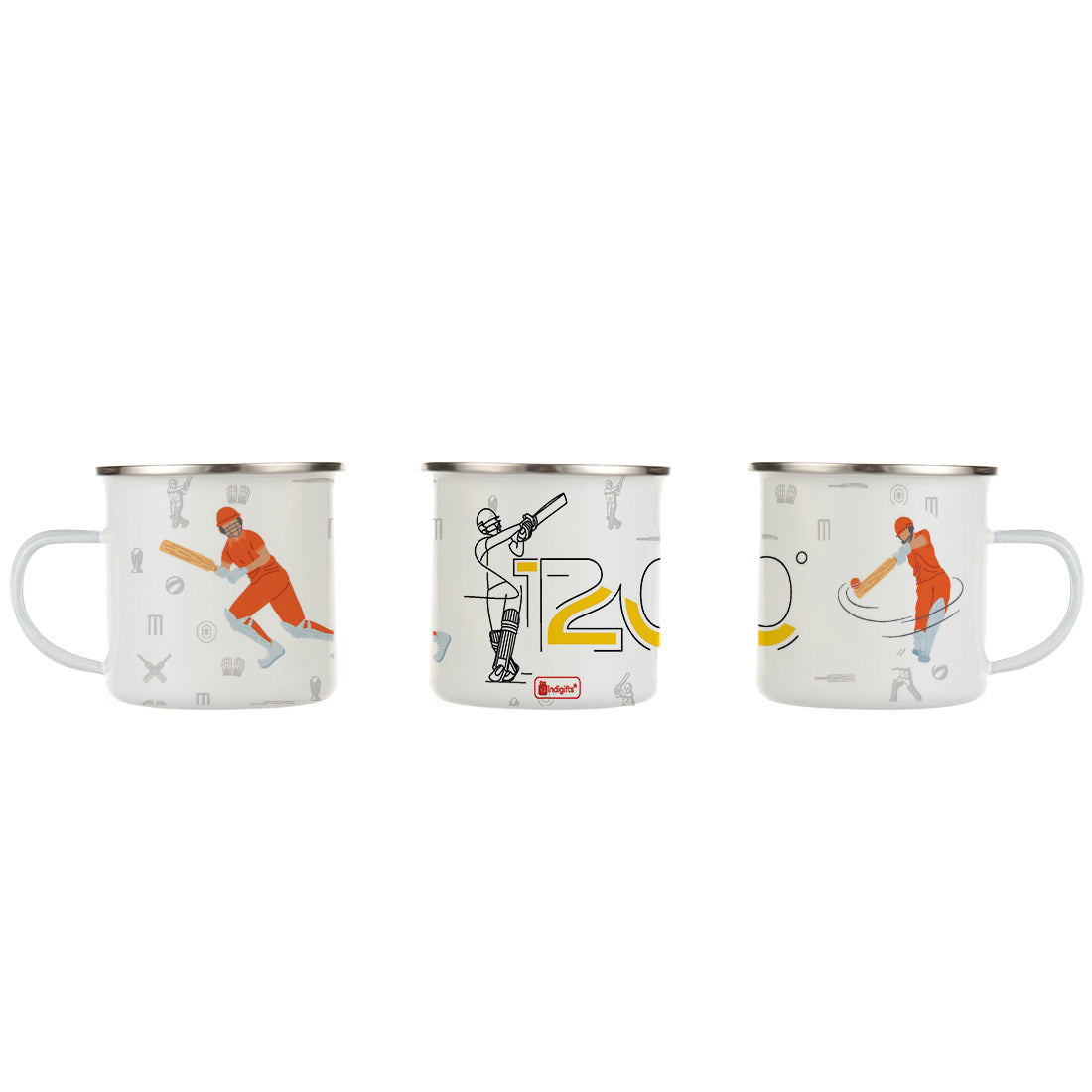 Cricket T20 Printed Enamel Mug - 250 ML