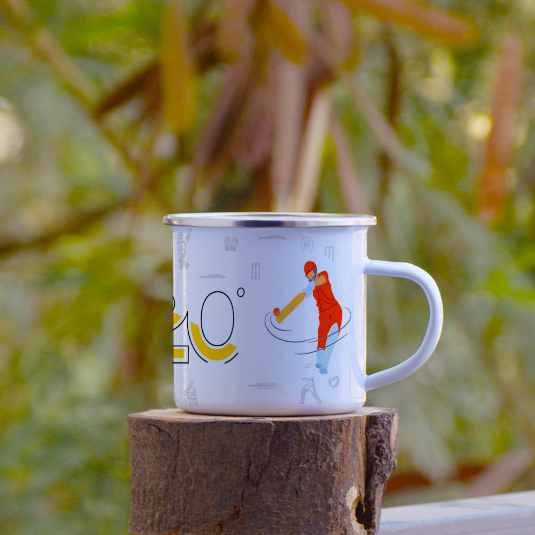 Cricket T20 Printed Enamel Mug - 250 ML