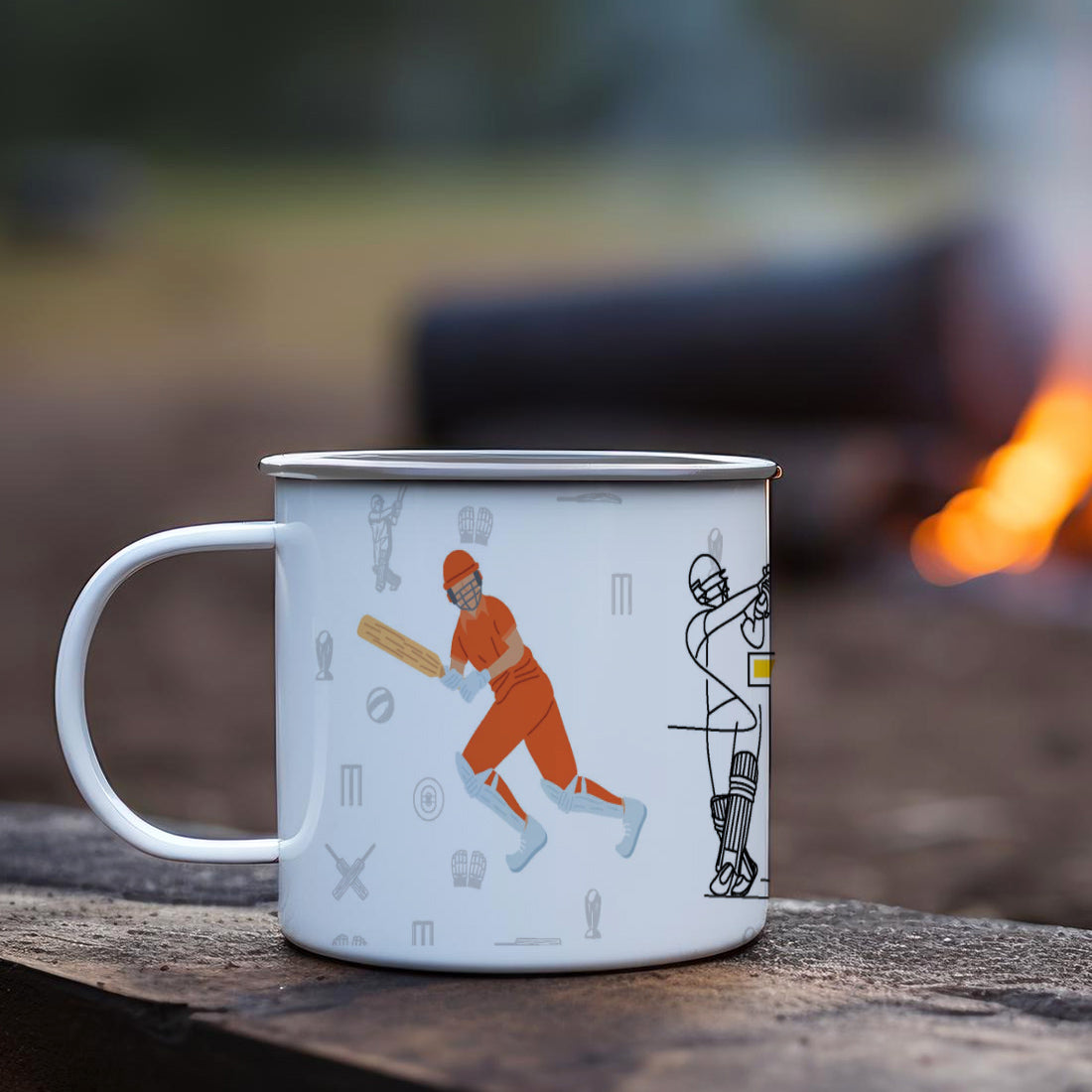 Cricket T20 Printed Enamel Mug - 250 ML