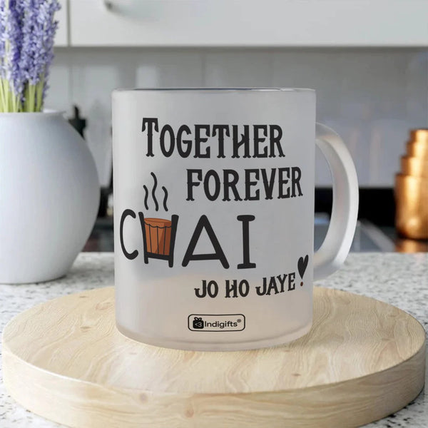 Together Forever Chai Jo Ho Jaye White Coffee Mug - Perfect Gift For Him/Her, Boyfriend/Girlfriend