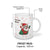 Christmas Decoration Cheer and Happiness Santa Quotes Printed Frost Mug For Christmas