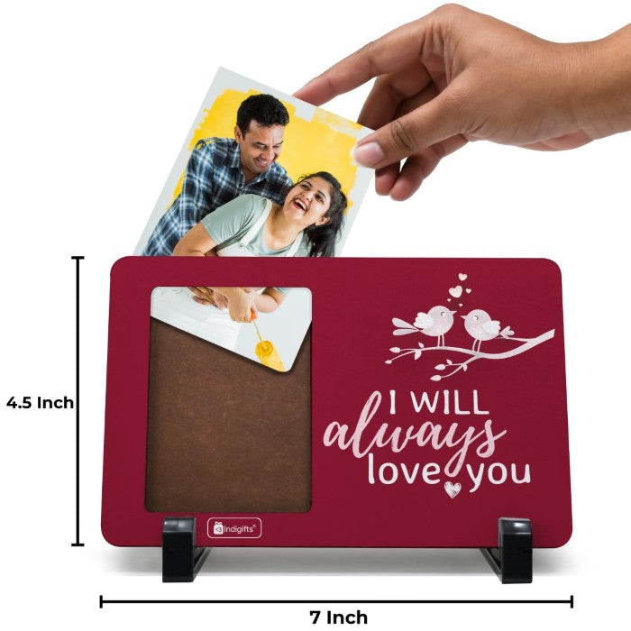 Customised Love You Table Top Photo Frame