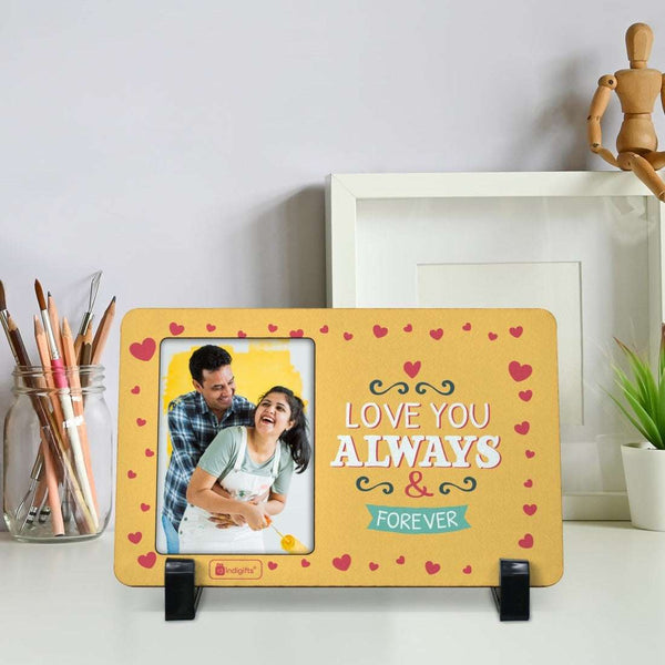 Yellow Table Top Frame - Love you