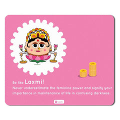 Pink Mouse Pad for Laptop Be like Laxmi