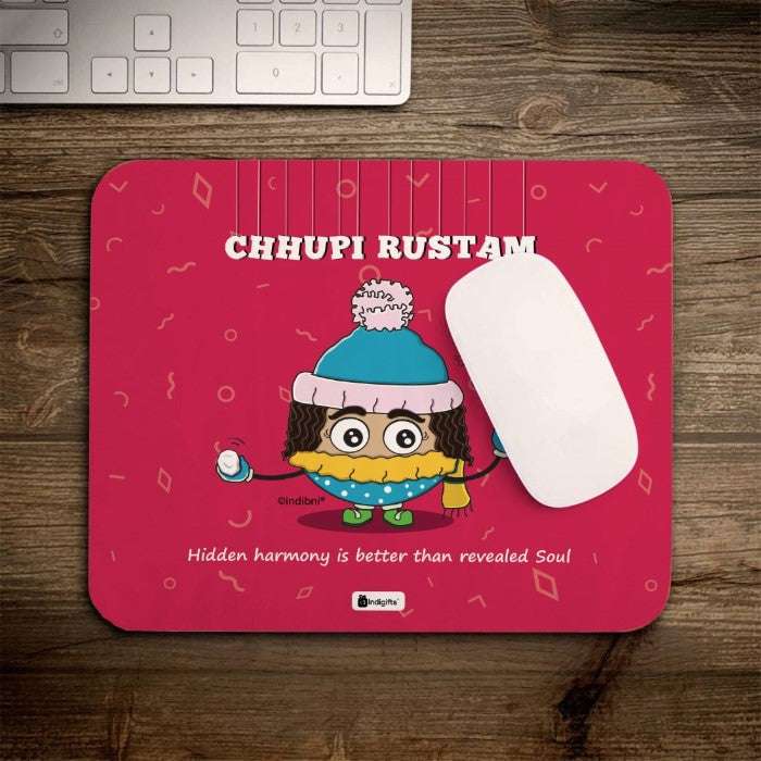 Chhupi Rustam Mousepad (Pink)