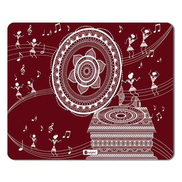 Diwali Gift Items  Printed Maroon Mouse Pad  8.5x7 inches | Diwali Gift Items, Digital Print Items, Mousepad for Gift