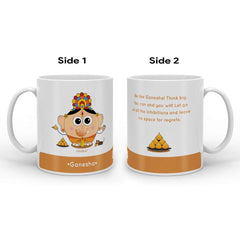 Coffee Mug with Ganesh Ji Print