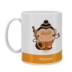 Yellow Coffee Mug with Naarad Print