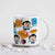 Gift for Dad, Father's Day Gift Hamper- Papa Tussi Great Ho Printed Poly Satin Cushion and Ceramic Coffee Mug