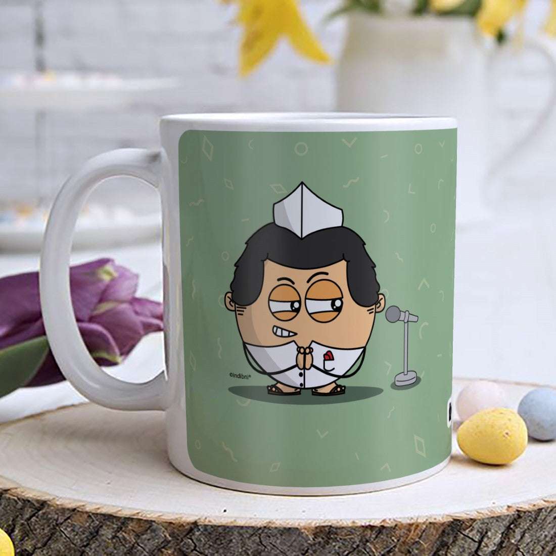 Neta Mug with Mini Frame (Green)