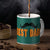 Best Dada Quote Retro Style Green Coffee Mug