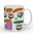 Grandparents Gifts Set GrandParents Quotes Printed White Ceramic Coffee Mug 325 ML Set of 2
