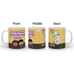 Jungle-Jalebi Motivational Kids Coffee Mug, Yellow-325 ML