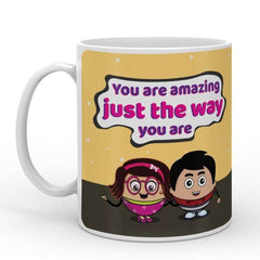 Jungle-Jalebi Motivational Kids Coffee Mug, Yellow-325 ML