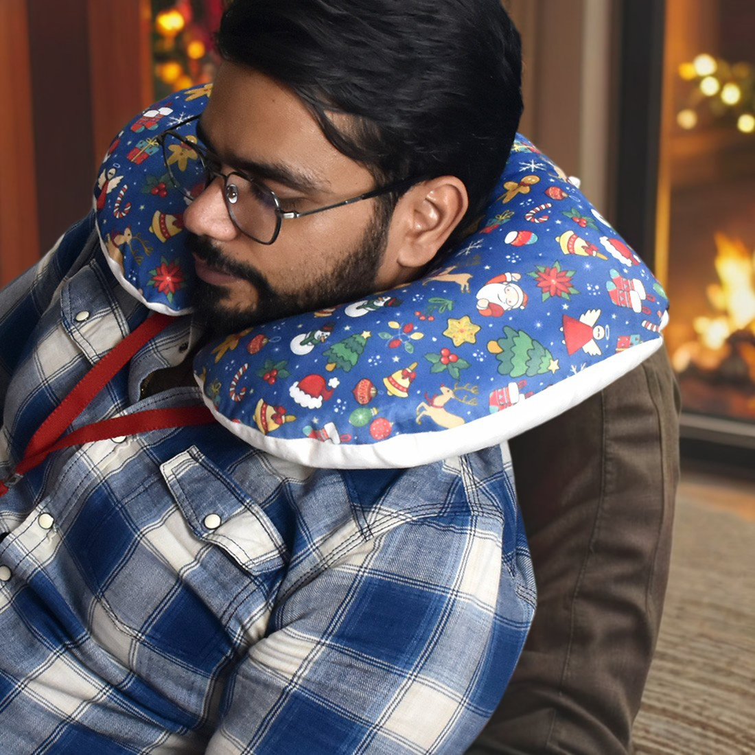 Convertible Santa Neck Pillow