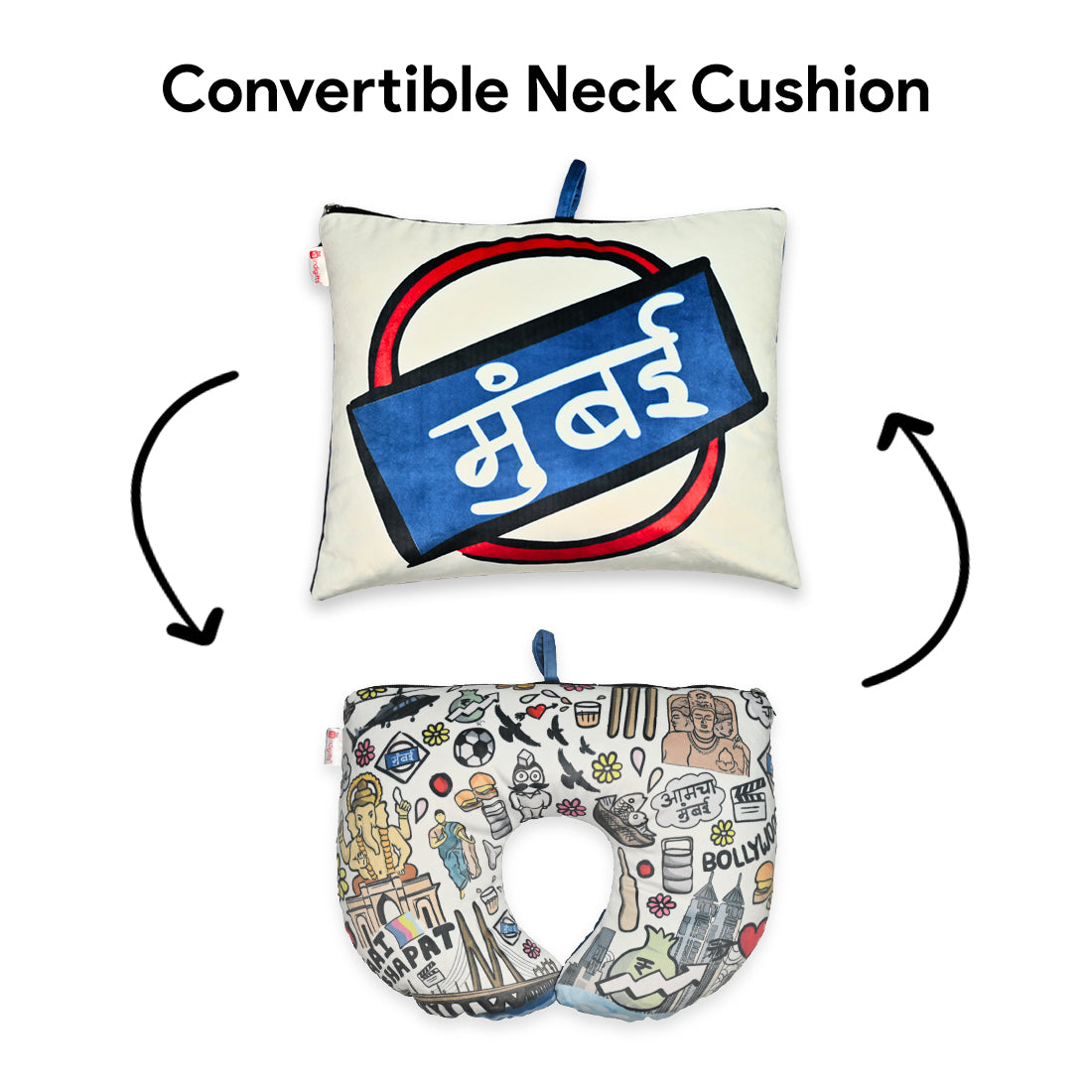 Mumbai Convertible Neck Pillow