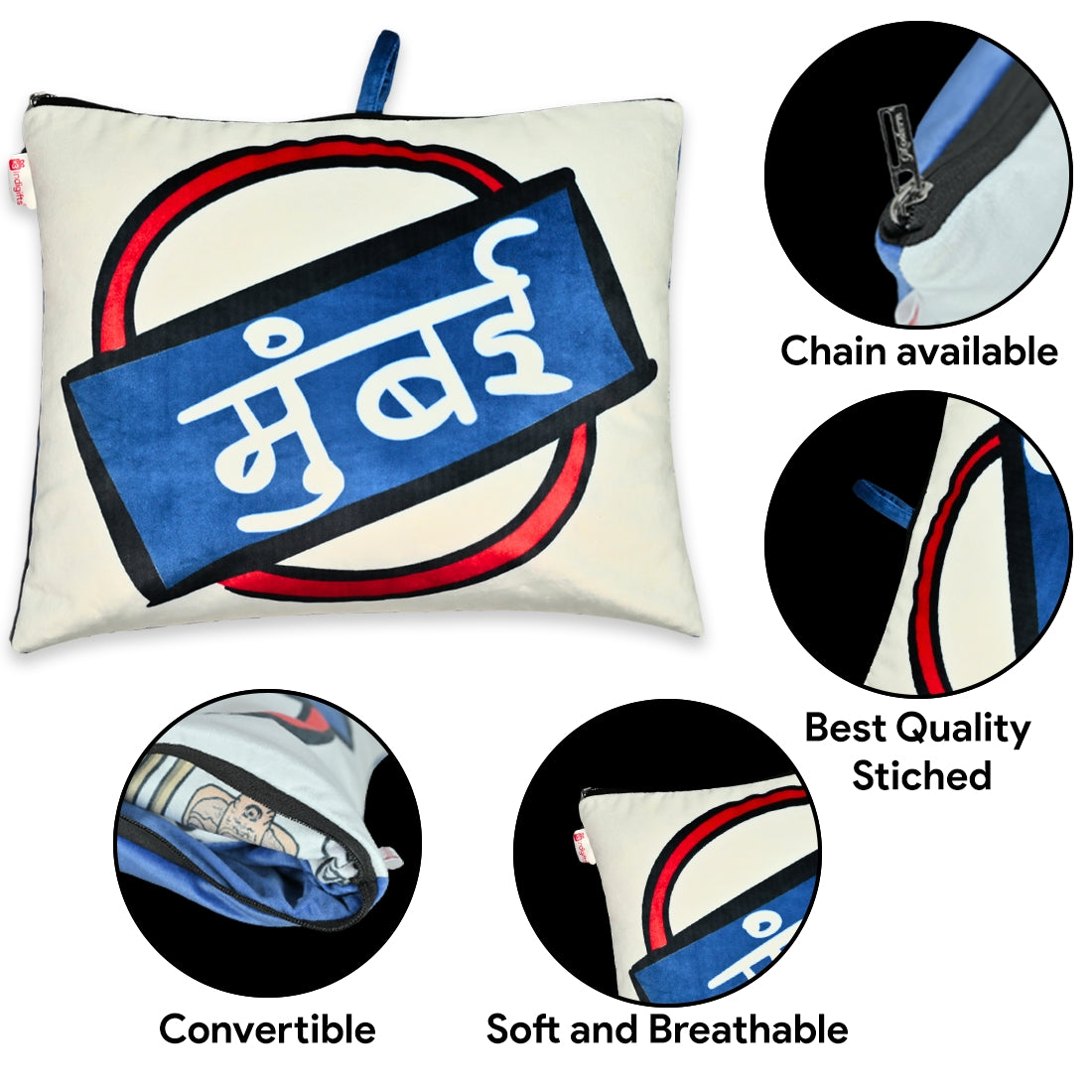 Mumbai Convertible Neck Pillow