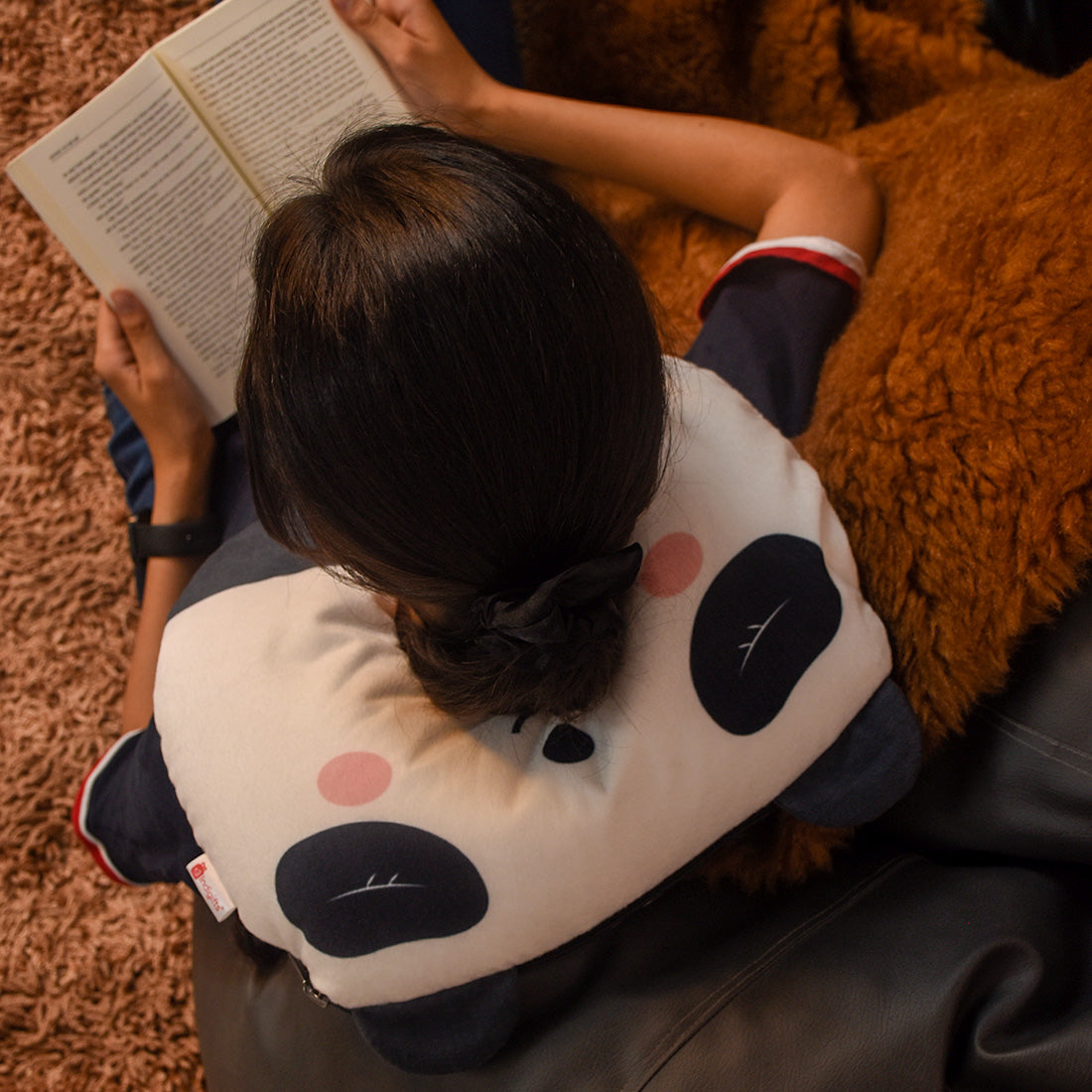 Panda Convertible Neck Pillow