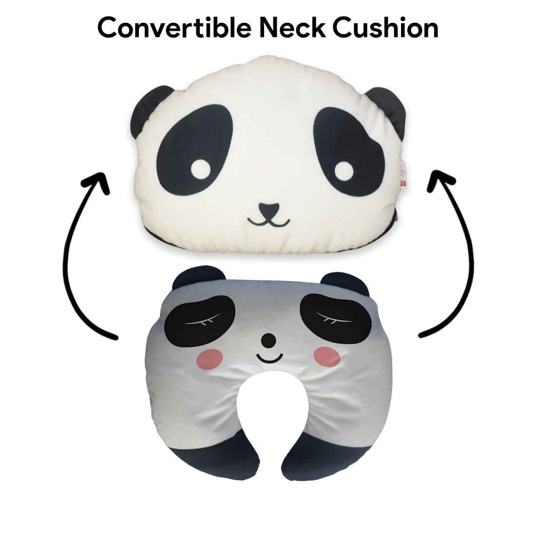 Panda Convertible Neck Pillow