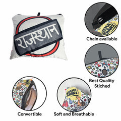 Convertible Rajasthan Neck pillow