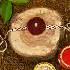 Red Seed Rakhi Rakshabandhan (Seed: Cotton)