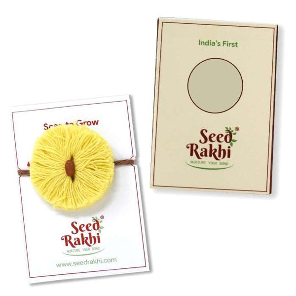 Sun Seed Rakhi Gift Hamper (Seed: Amaltash)