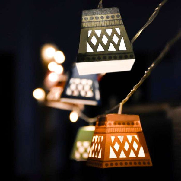 DIY Light, Wooden Tea Coaster Set of 4, 16 Parchi Card Game and Mini Kaju Katli Bites