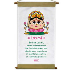 Scroll with Be Like Laxmi Printed