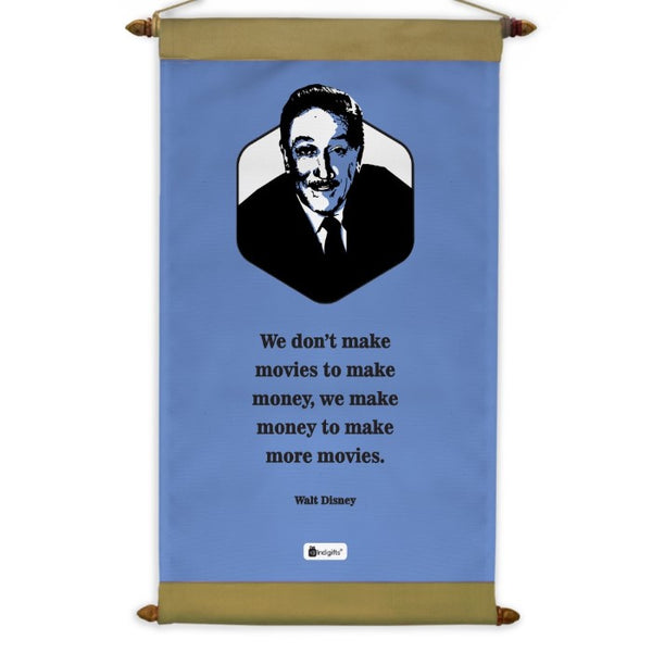 Walt Disney Inspirational Quotes Scroll