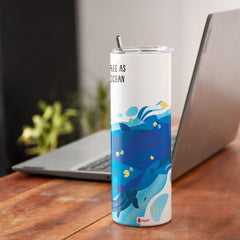 As Free As Ocean Stainless Steel Tumbler