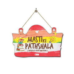 Masti Ki Pathshala Multicolor Printed Wall Hanging for Kids