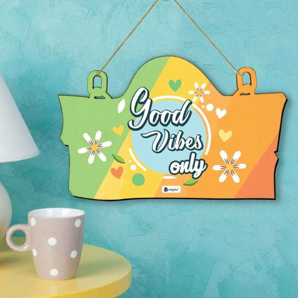 Good Vibes Only Printed Wall Hanging