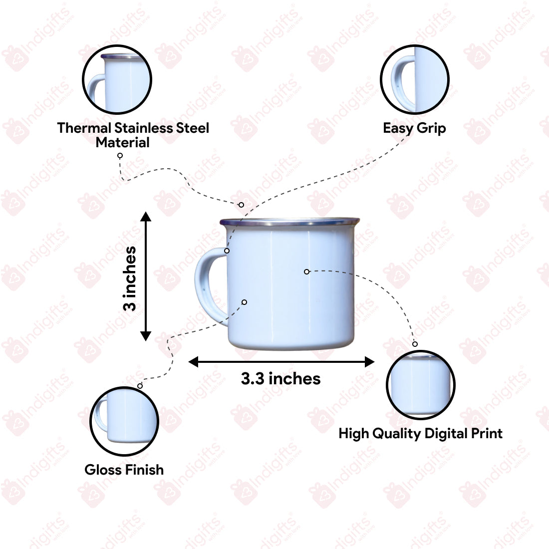 Cricket T20 Printed Enamel Mug - 250 ML