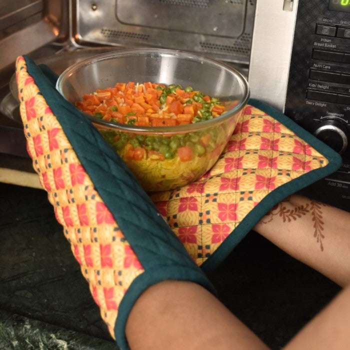 Oven Microwave Pot Holders And Mitts Gloves