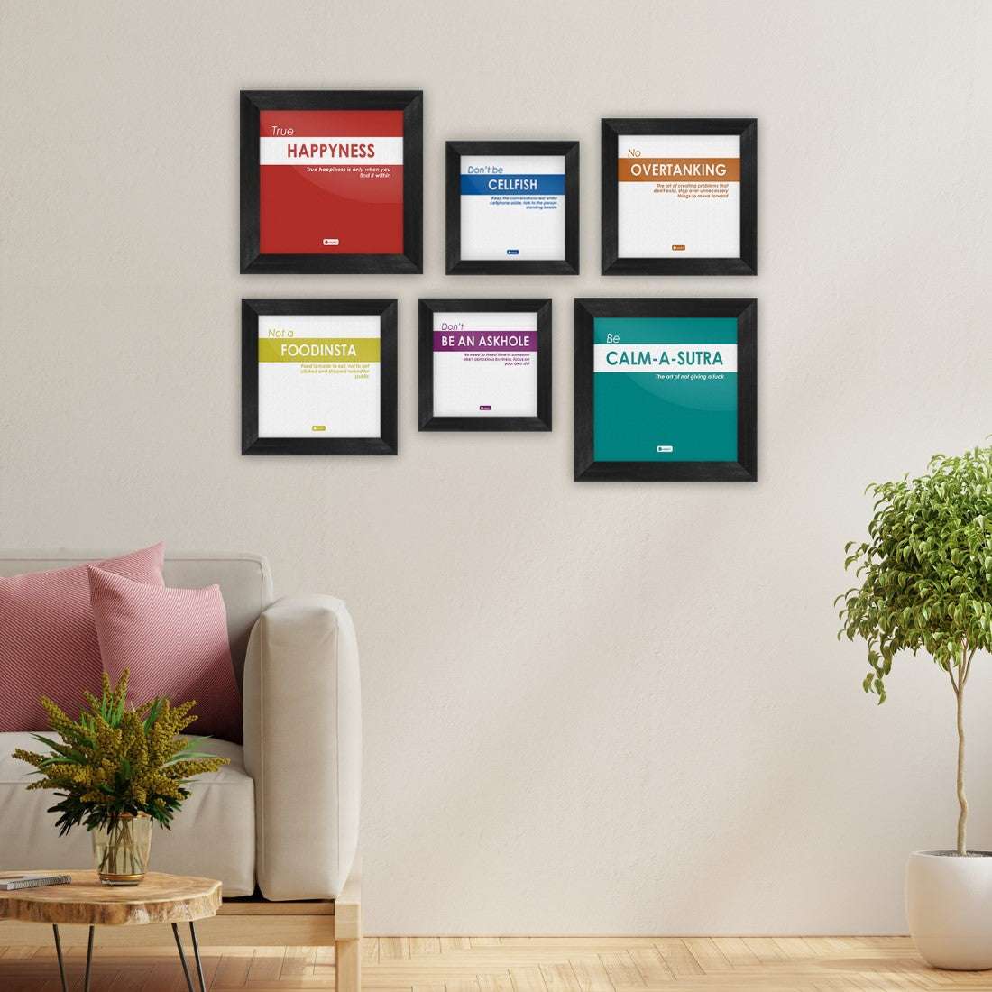 Poster Frame for Wall Unique Quotes Printed Poster Frame For Home Decoration